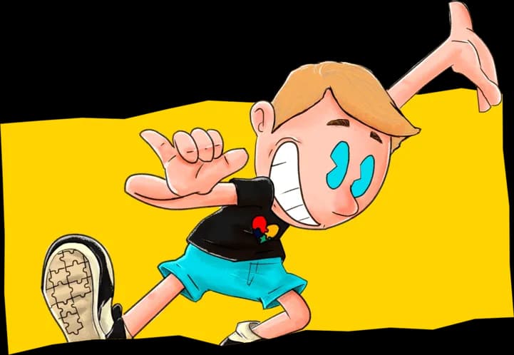 Kaduzito, o amigo aventureiro da Turminha da Inclusão