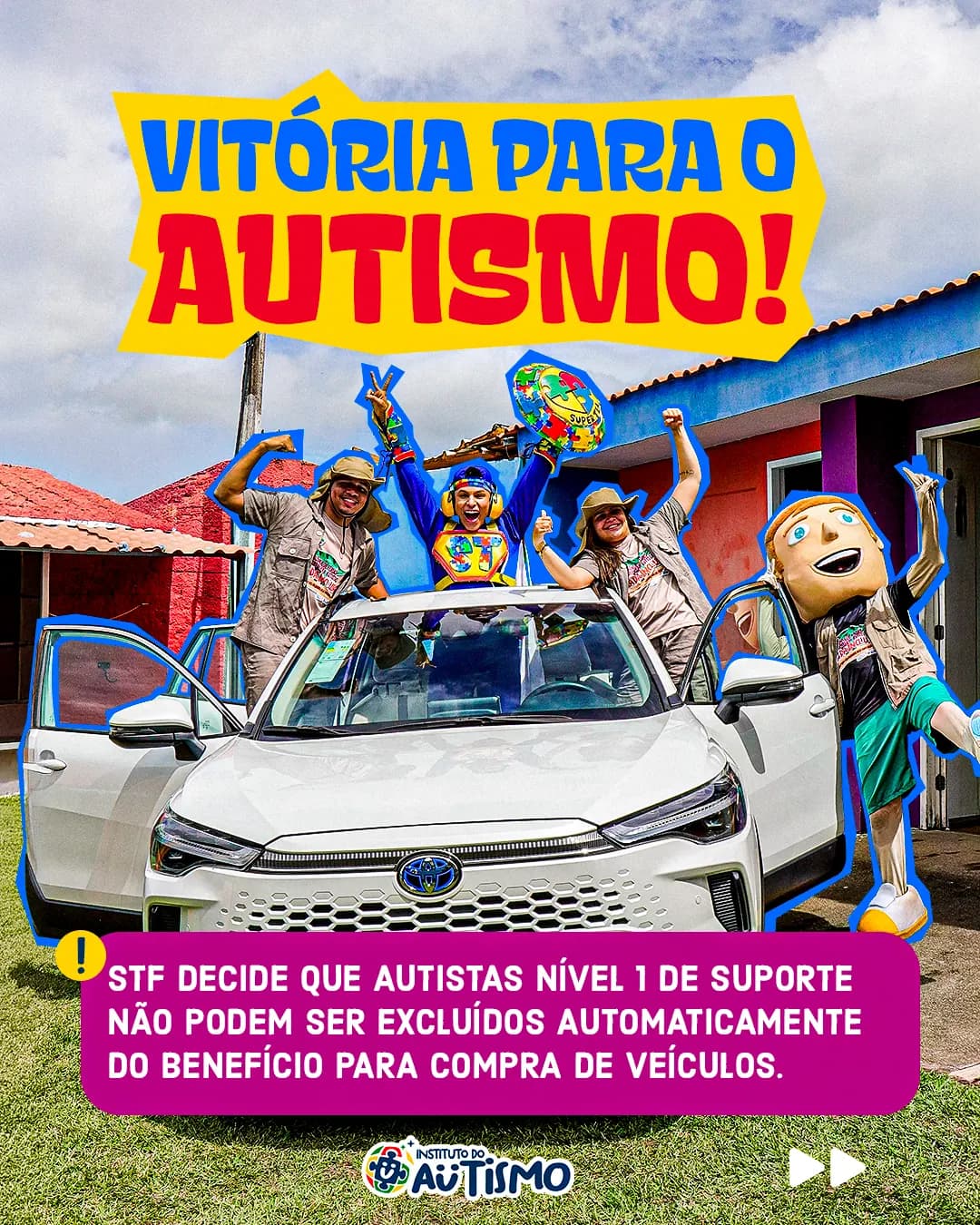 Vitória para o autismo: STF decide contra exclusão automática de pessoas autistas nível 1 de benefício na compra de veículos